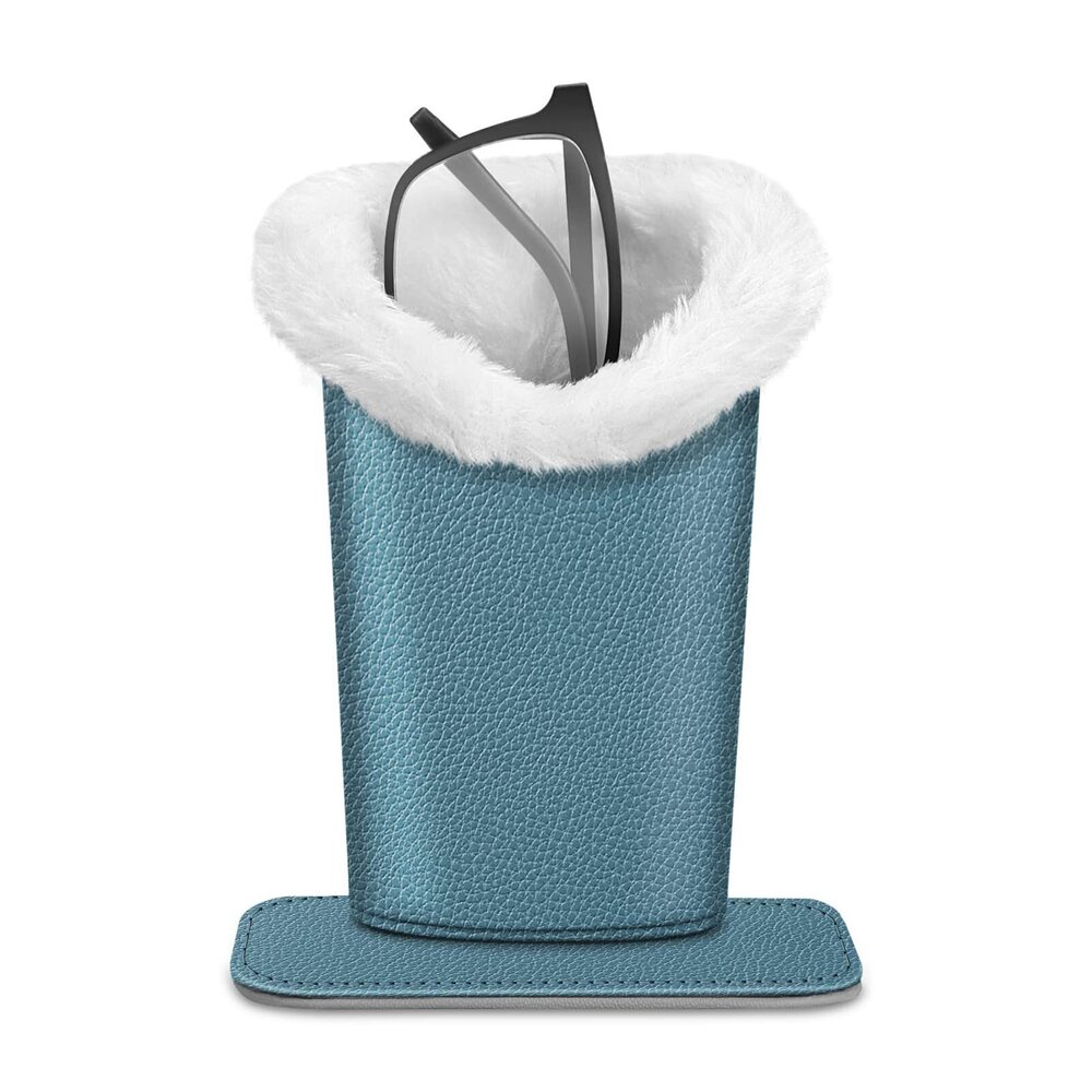 8804 Plush Lined Eyeglasses Holder, Glasses Stand Case, Anti-scratch